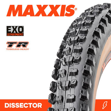 Maxxis Tyre Dissector 29 X 2.60 EXO TR Tanwall Fold 60TPI E-25